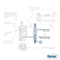 Roller set sail entry for CF80/105 Mainsail furling system