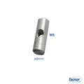 Round slug D08mm slug M5 5/16 (aluminum)