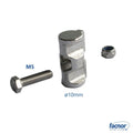 Fixing track kit (ø10mm stainless steel slug  + M5 screw + safety nut)