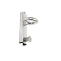 Spinnaker pole slider with ø30 mm ring and pin stop. Fits Seldén 25 mm T-track