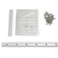 RCB 22 track, Length 2300 mm, complete with fasteners for Seldén E- and D-sections.