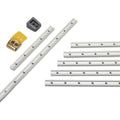 Set of RCB 22 tracks excluding connectors and fastenings - Length 12850 mm. For Seldén E- and D-sections and other brands