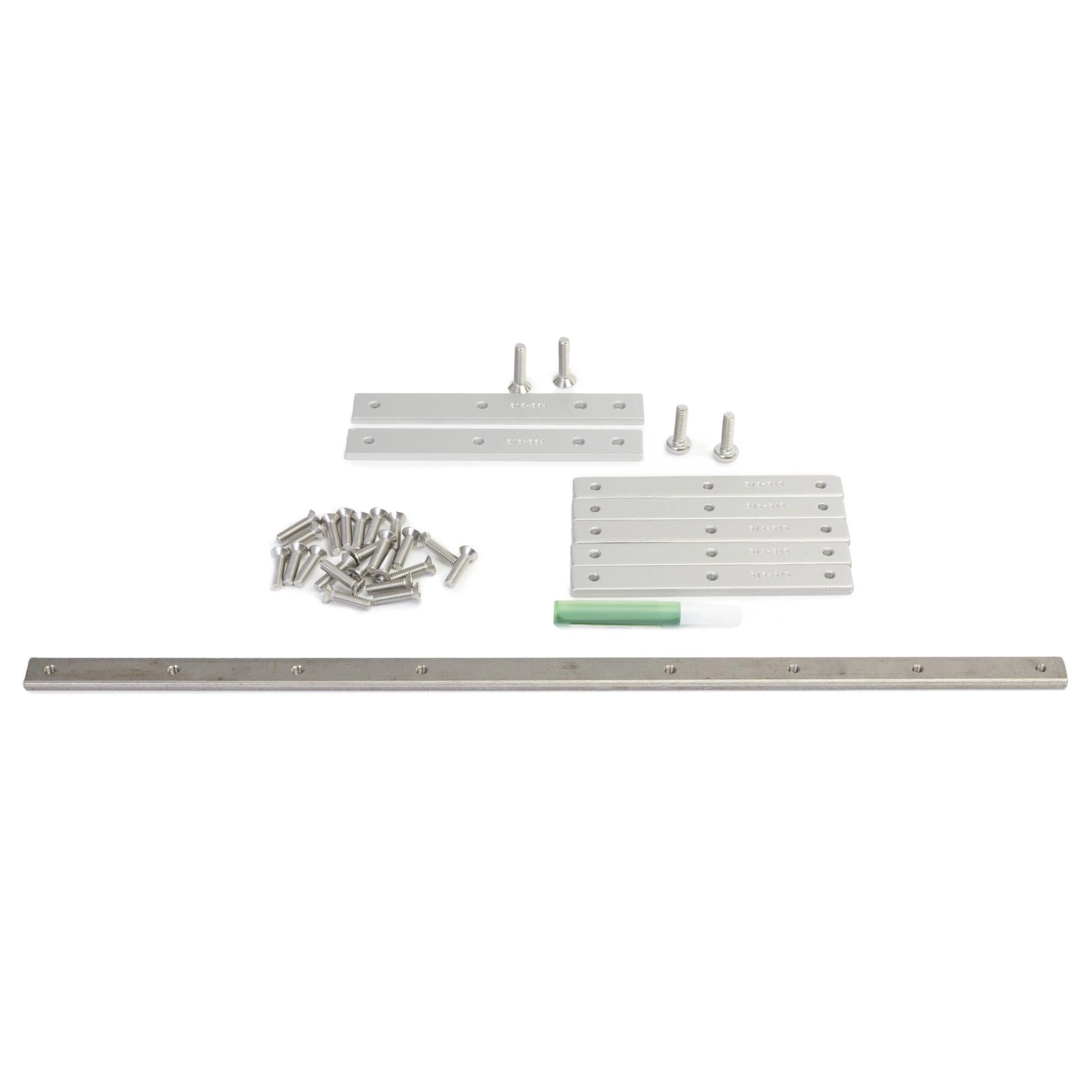 Set of fastenings for RCB 22 Gate track and end stops