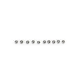 10-pack of ø5 mm Stainless ball bearings