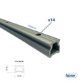 54010000000 — Facnor Travarskena 25x20 F10/20/30 — Mast och Rigg - Reservdelar Facnor