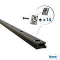 Track standard 2M FACSLIDE+ with flat slugs No1 (16mm)