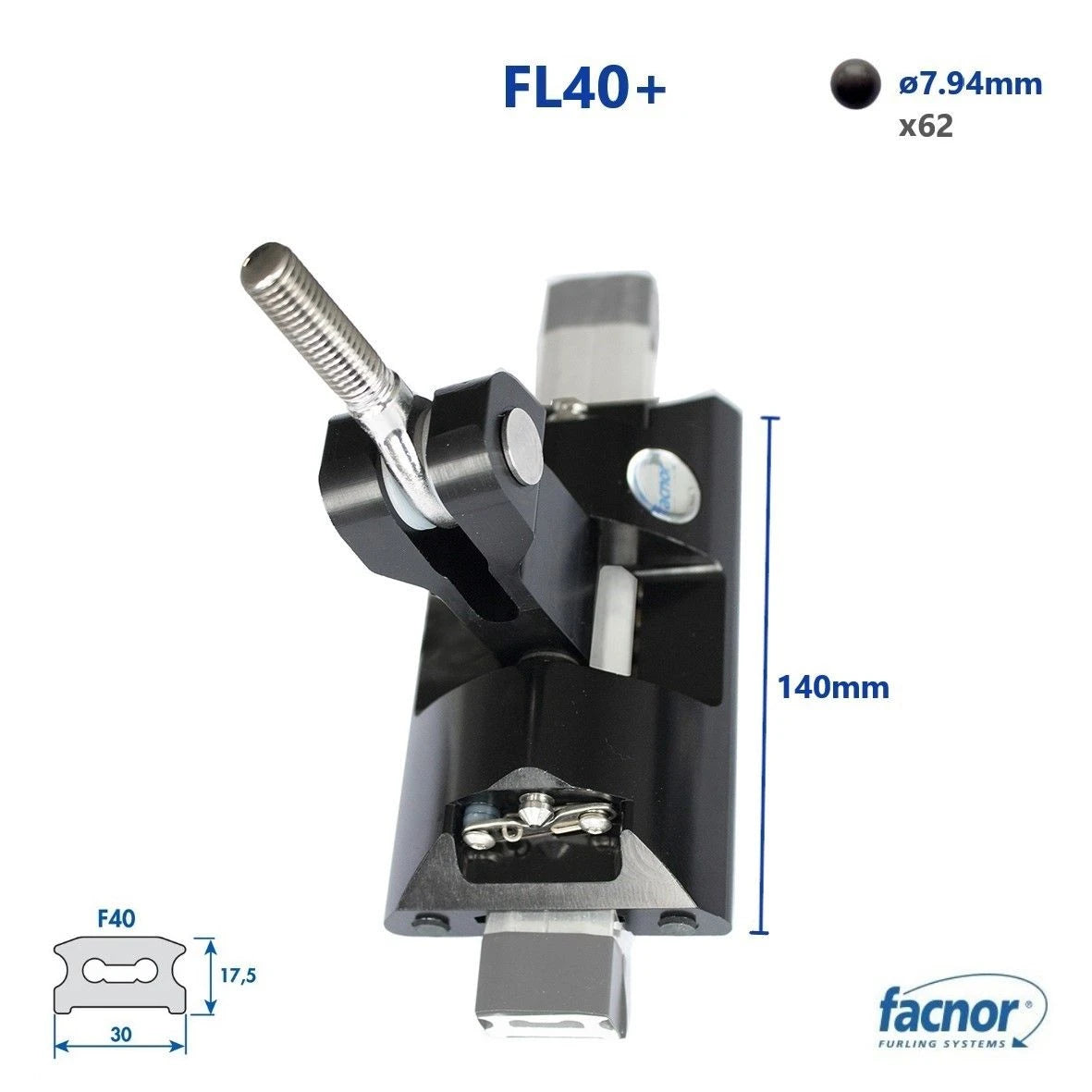 Batten car FL40+ (Ø7.94mm torlon® ball bearing)