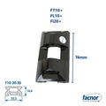 Car FI10+  / FL10+ / FI20+ (lenght 74mm) fitted with 40 Torlon® balls (pin not included)