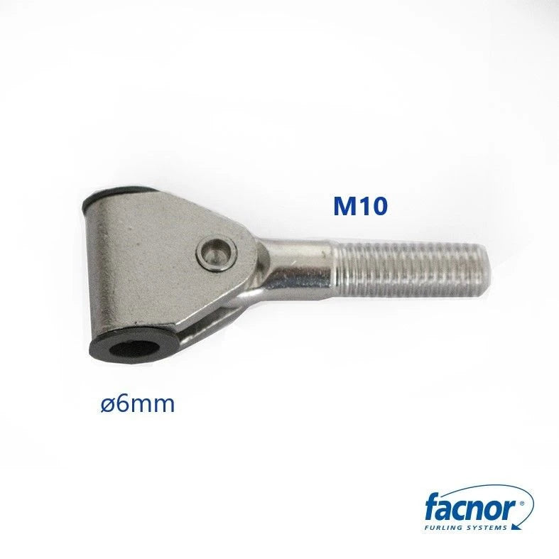 54075241005 — Facnor Toggle 24mm 06+M10 Threaded Eye — Mast och Rigg - Reservdelar Facnor