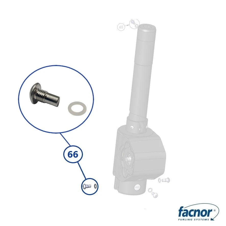 Screw for base with washer for EC39/47