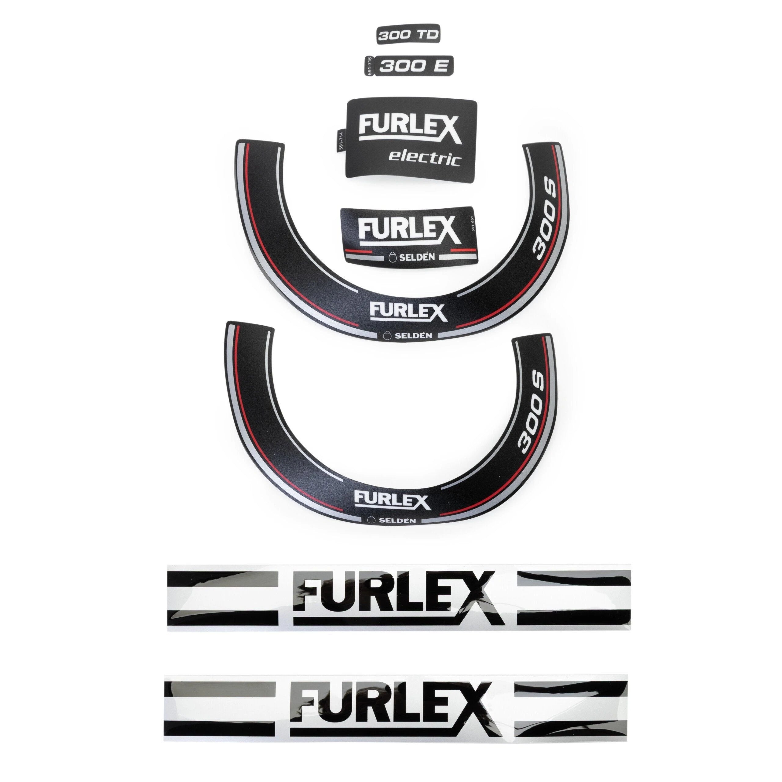 Labels for Furlex 300 S/TD/E