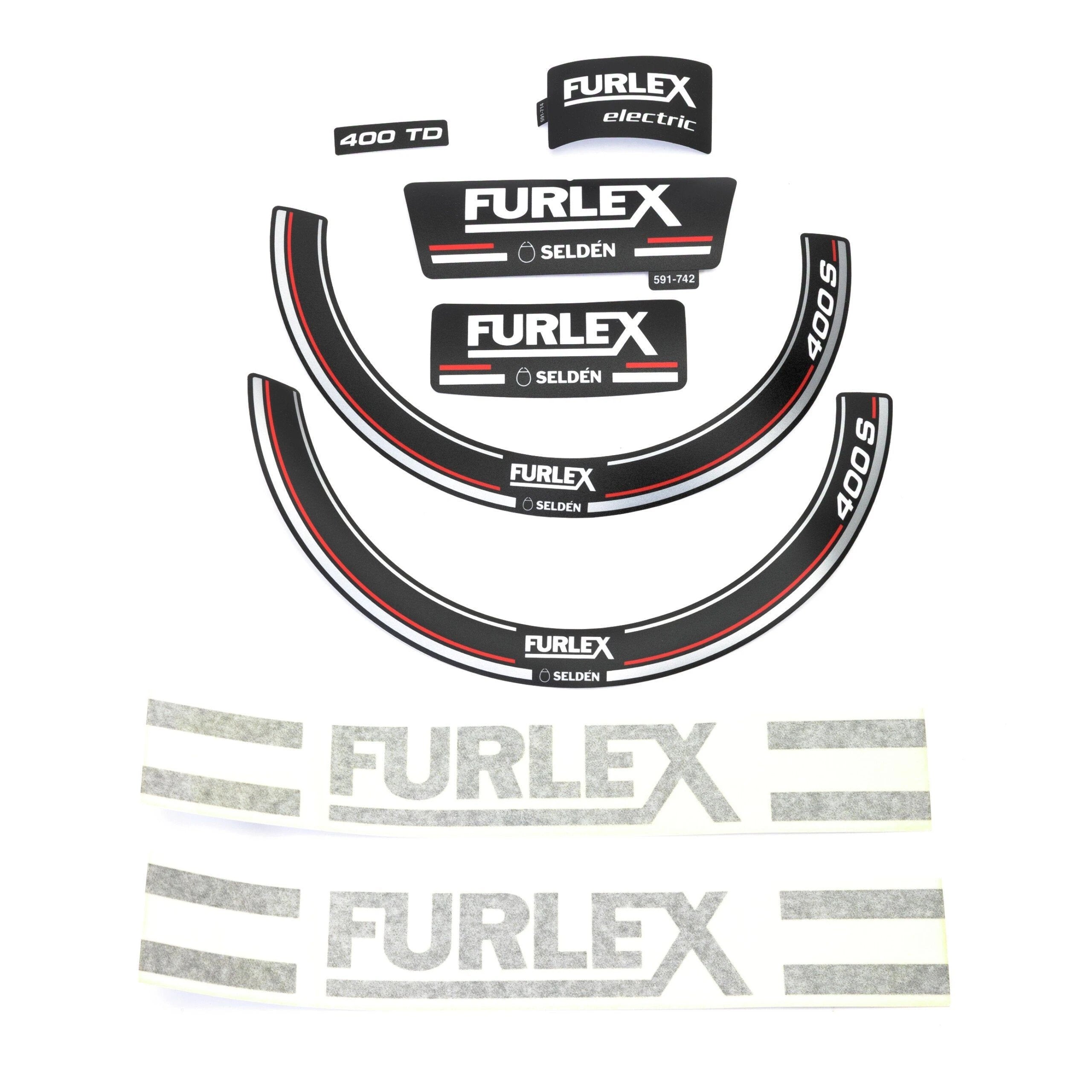 Labels for Furlex 400 S/TD/E