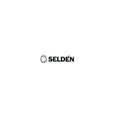 75 mm Seldén label, black logotype on silver background