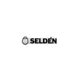 110 mm Seldén label, black logotype on silver background