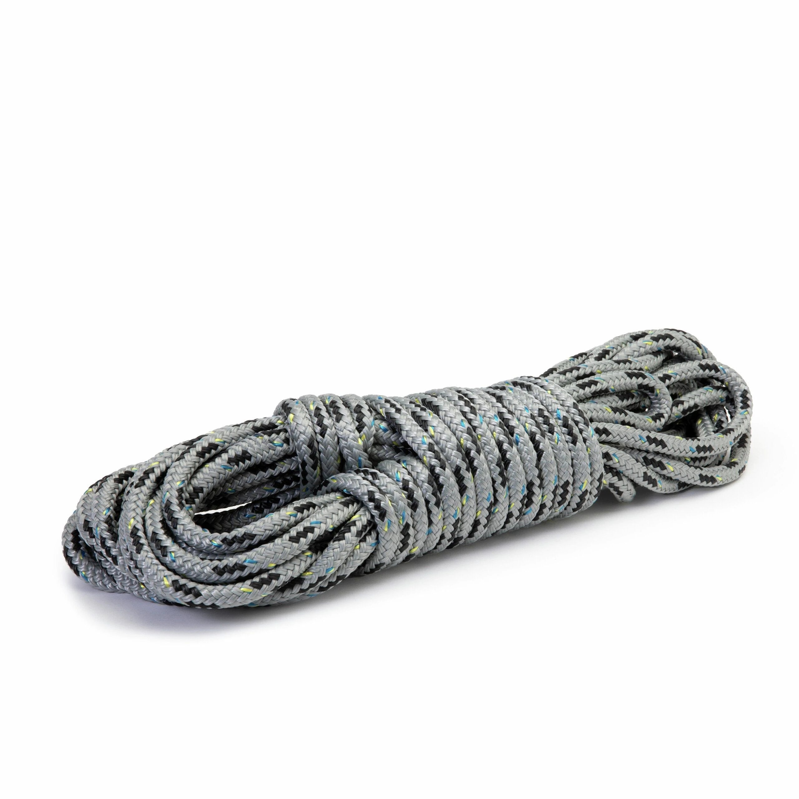Endless furling line, ø8 mm / 2x4000 mm, 16 plait Polyester, Grey/Black