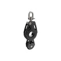 Lewmar Racing 80mm Fiolblock, Svart