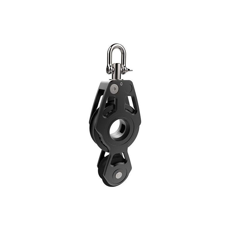 Lewmar Racing 80mm Fiolblock, Svart