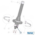 Plate fixing the furling line guide for FD170-190-210-230 drum