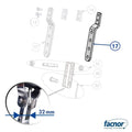Link plate EC39 (4 holes) for 32mm wide toggle (sold per unit)