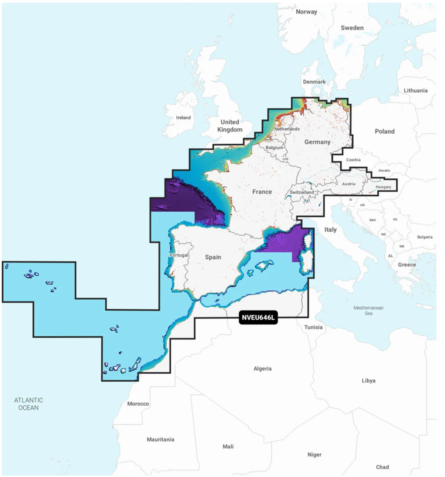 Garmin Navionics Vision+  NVEU646L microSD