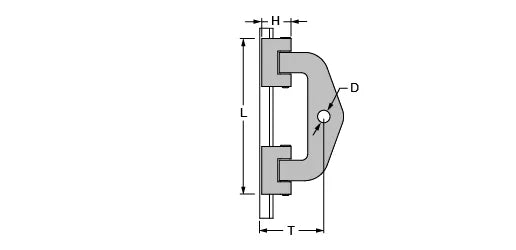 Antal HS30 Headboard Quadruple 4x L070 + Headboard Bracket
