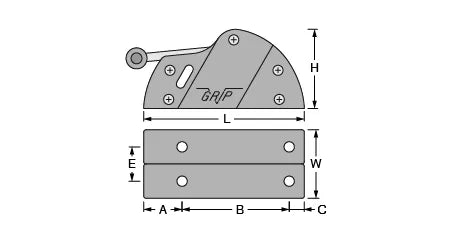 Antal V-Grip Clutch Plus 12-14 Double