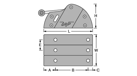 Antal V-Grip Clutch Plus 14-16 Triple