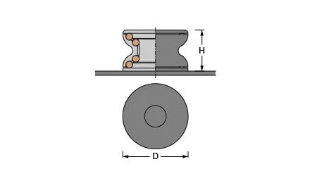 Antal Turning Tulip 100mm trissa