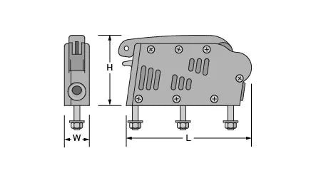 Antal QR Clutch 12mm lines Standard