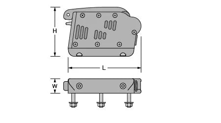 Antal QR Clutch 10mm lines Side Mounting