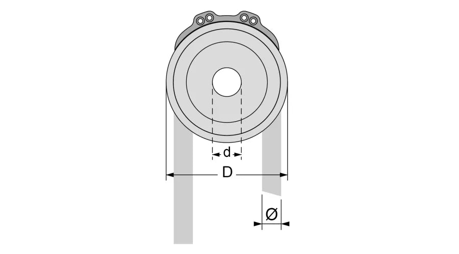 Antal Sectorring 63mm.12 without Snap Loop