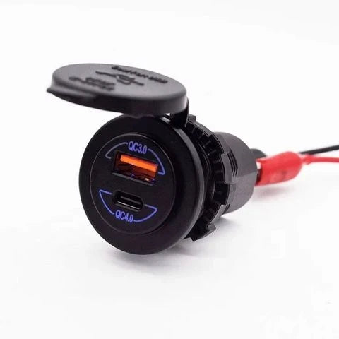 EPT-11030145 — EPT Technologies Marine USB Outlet QC3.0 and QC4 — Nav & El - Elpaneler