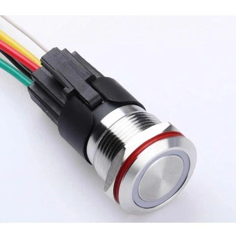 EPT-1103022L — EPT Technologies Push Button Latching, LED, No Icon — Nav & El - Elpaneler