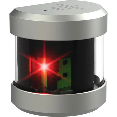 NNL-BB — Norby Marine Babordslanterna LED 2nm, silver — Nav & El - Lanternor däck