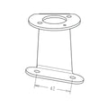 NNL-MB-10 — Norby Marine Lutande fäste 10gr — Nav & El - Lanternor däck