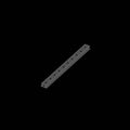 KMS40 21/24 MM TRACK (3M � M6 SCREWS)