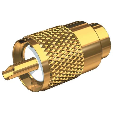 SHPL-259-8X-G — Shakespeare PL-259-8X-G gold-plated antenna connector for RG213, RG58 and 8X — Nav & El - AIS & VHF