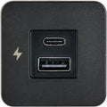 SS-SC-TILE-10 — Scanstrut TILE 10 - USB-A & USB-C Indoor Charging Socket 12/24V Black — Nav & El - Kontakter