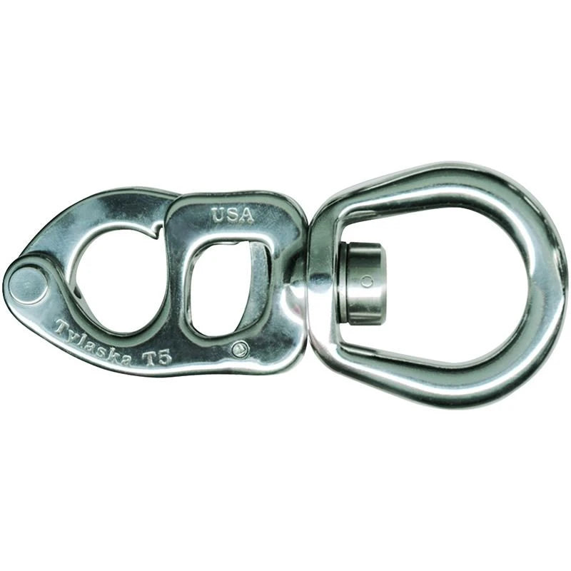 TY1005-L-BL — Tylaska Tylaska T5 LB Snap Shackle Black — Tågvirke - Hakar