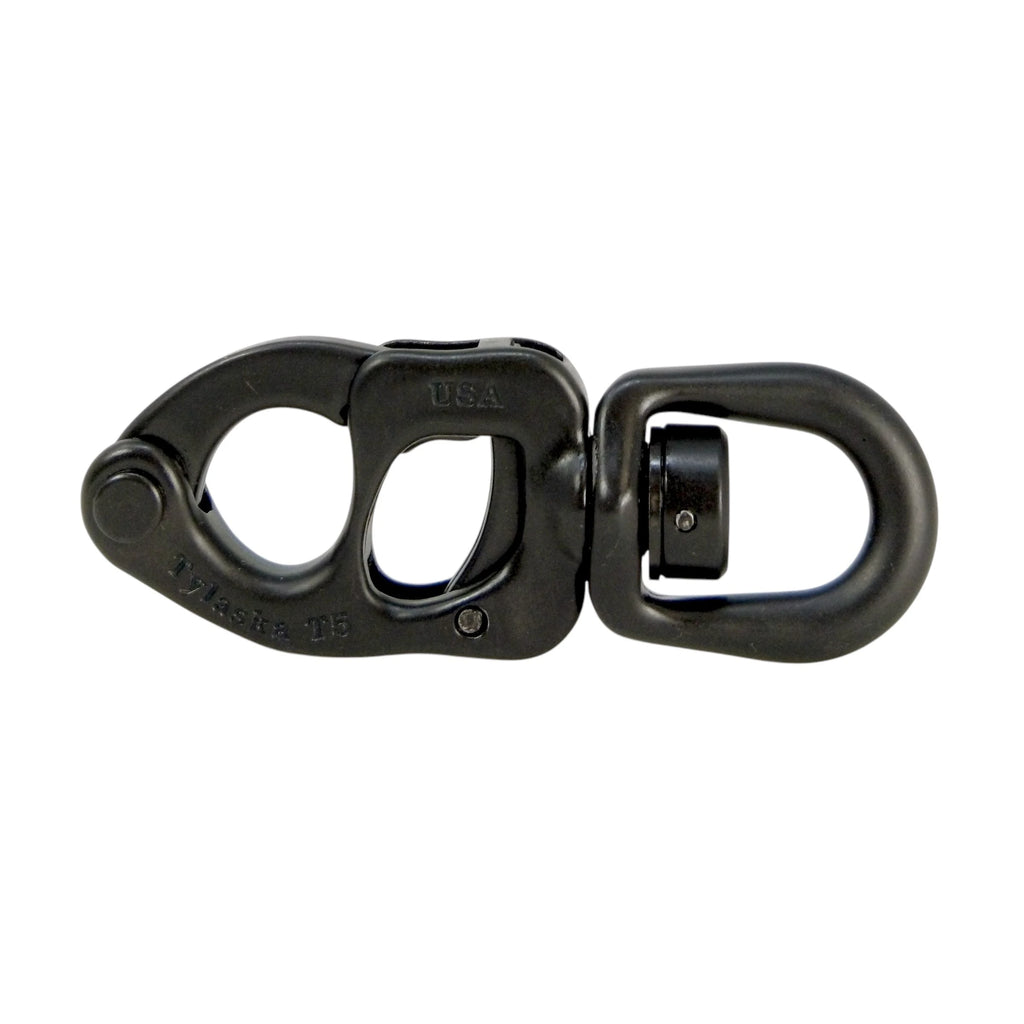 TY1005-S-BL — Tylaska Tylaska T5 SB Snap Shackle Black — Tågvirke - Hakar