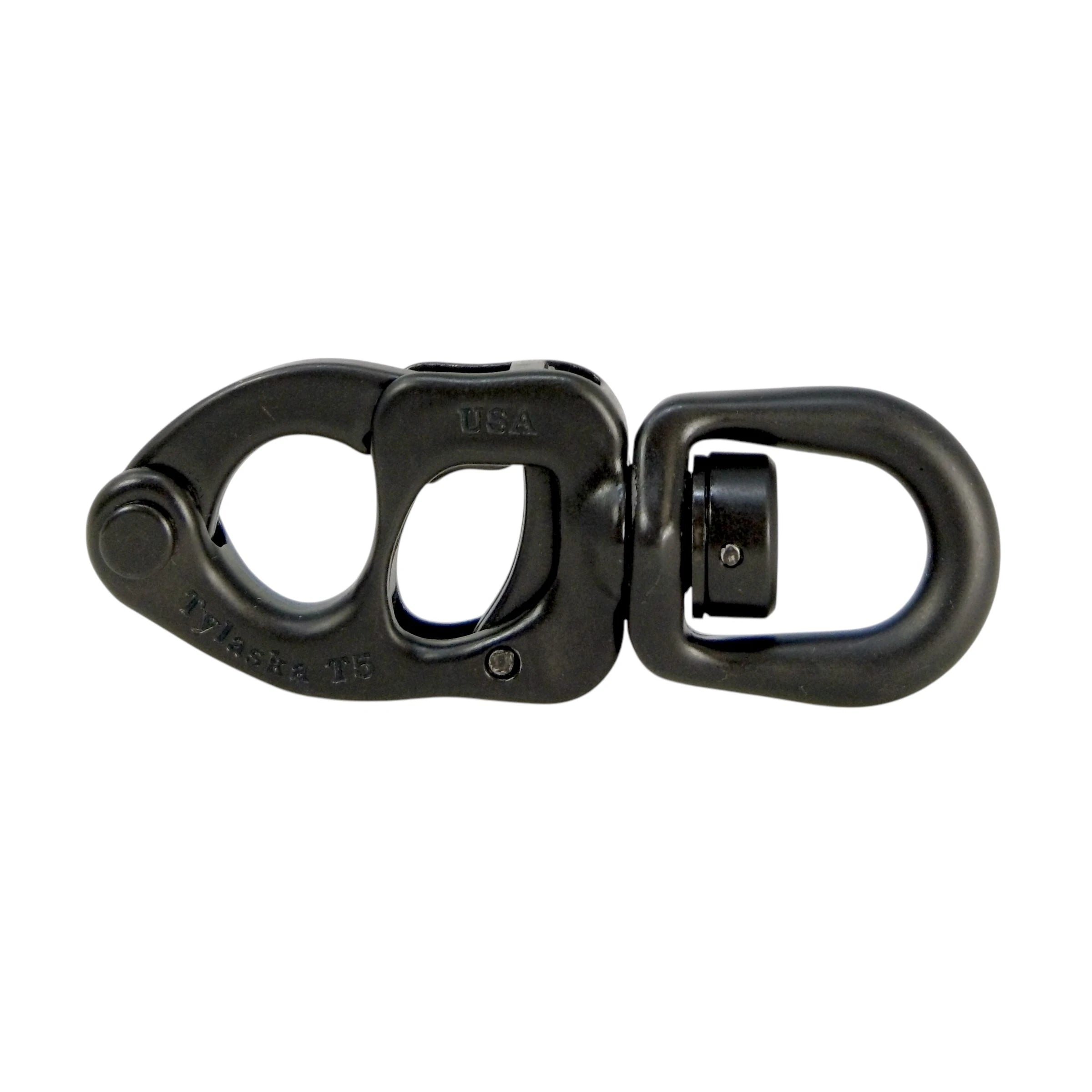 TY1005-S-BL — Tylaska Tylaska T5 SB Snap Shackle Black — Tågvirke - Hakar