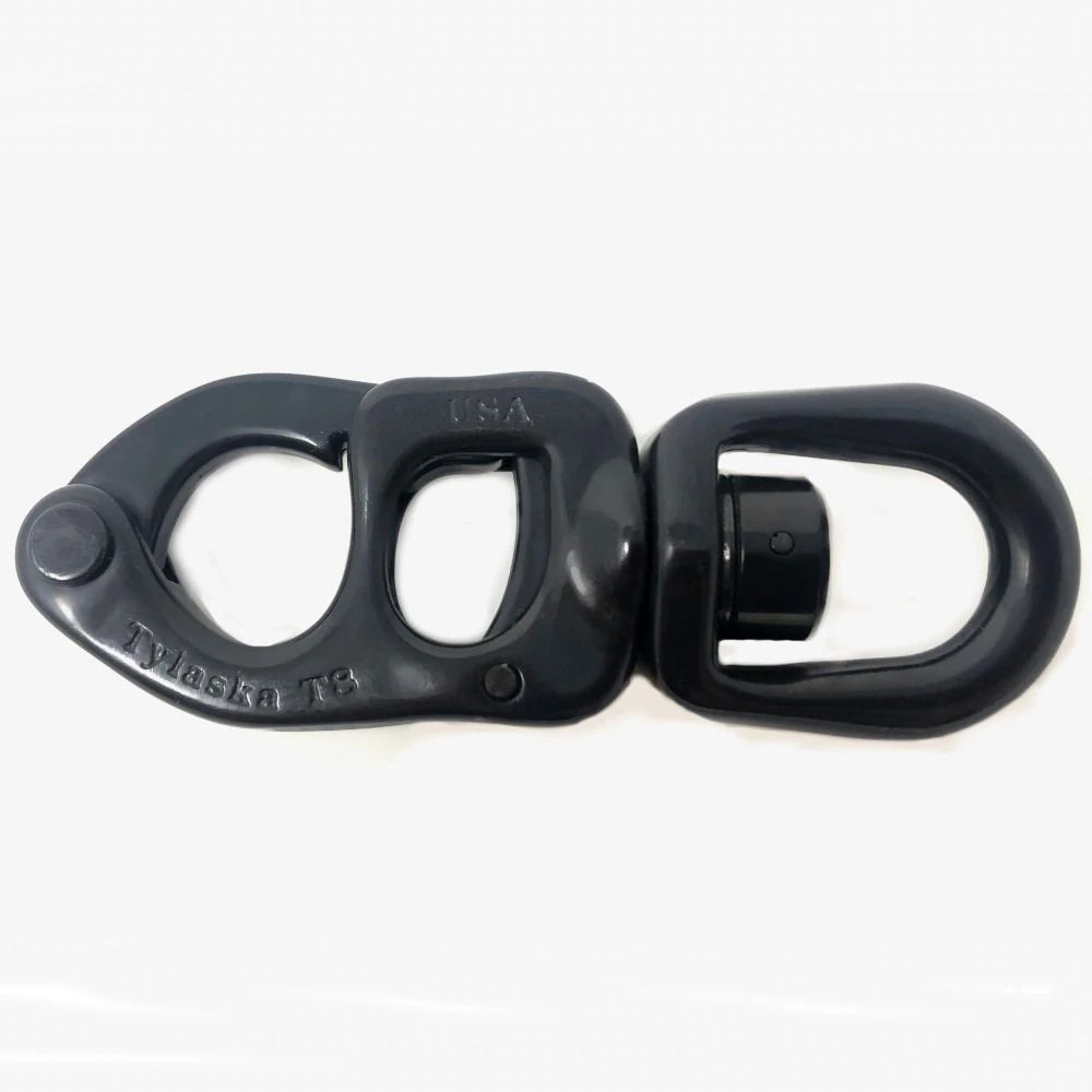 TY1008-S-BL — Tylaska Tylaska T8 SB Snap Shackle Black — Tågvirke - Hakar