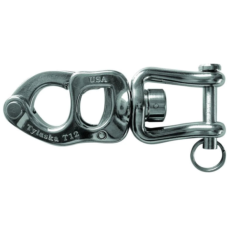TY1012-CR — Tylaska Tylaska T12 CB Snap Shackle 8mm — Tågvirke - Hakar