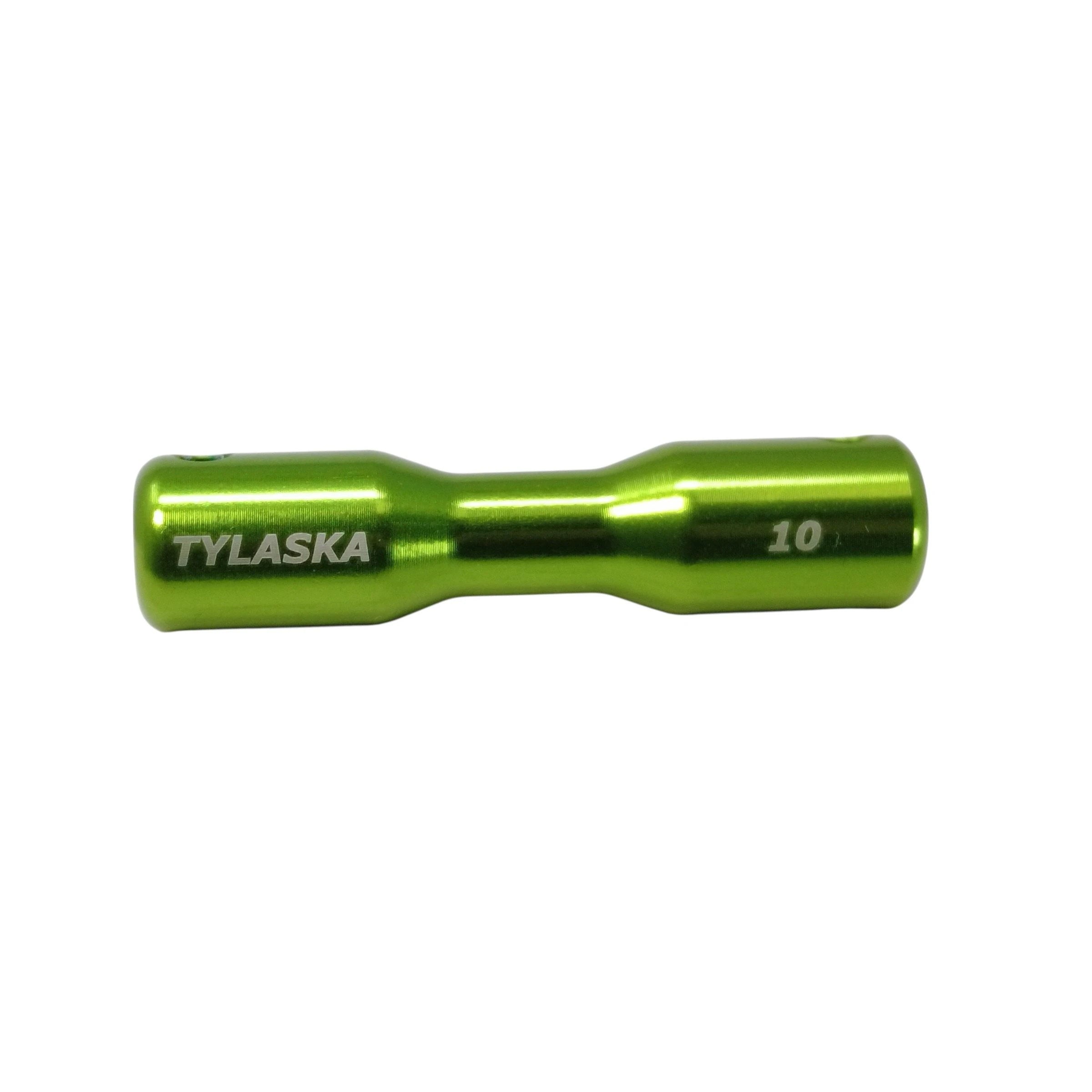 TY2500-10-AL (GOLD) — Tylaska Tylaska Dogbone Single Groove 10mm - Gold — Tågvirke - Dogbones
