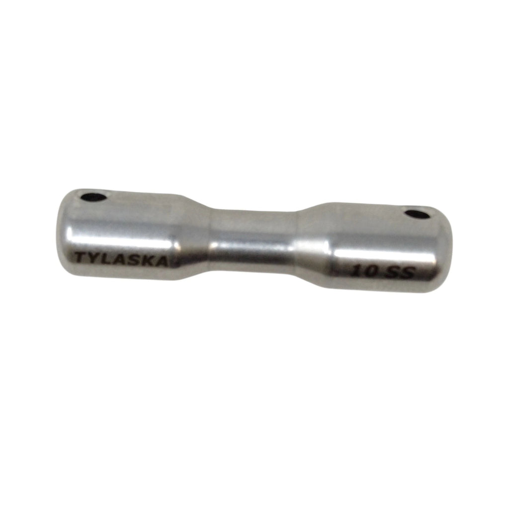 TY2500-10-SS — Tylaska Tylaska Dogbone Single Groove SS 10mm — Tågvirke - Dogbones
