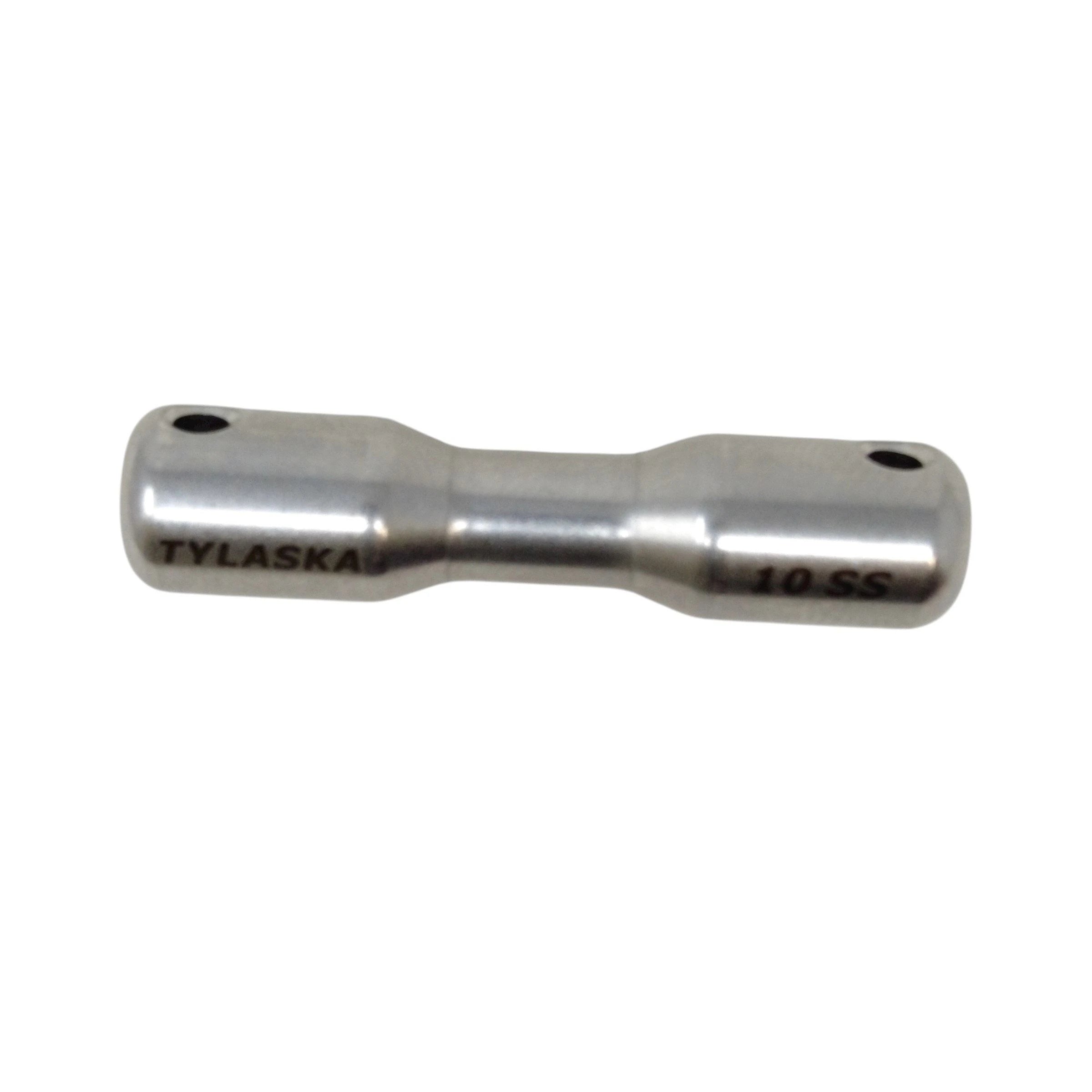 TY2500-10-SS — Tylaska Tylaska Dogbone Single Groove SS 10mm — Tågvirke - Dogbones