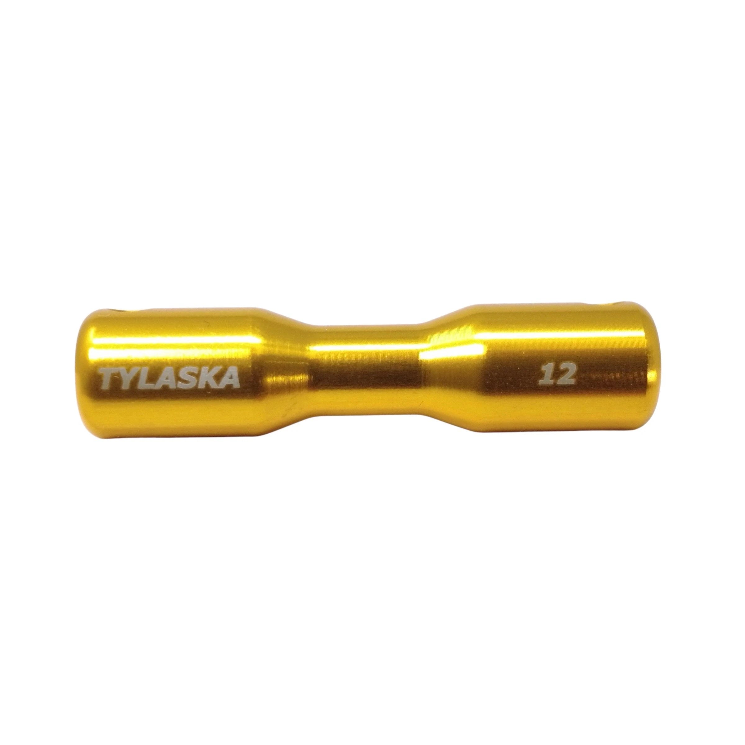 TY2500-12-AL (BLUE) — Tylaska Tylaska Dogbone Single Groove 12mm - Purple — Tågvirke - Dogbones
