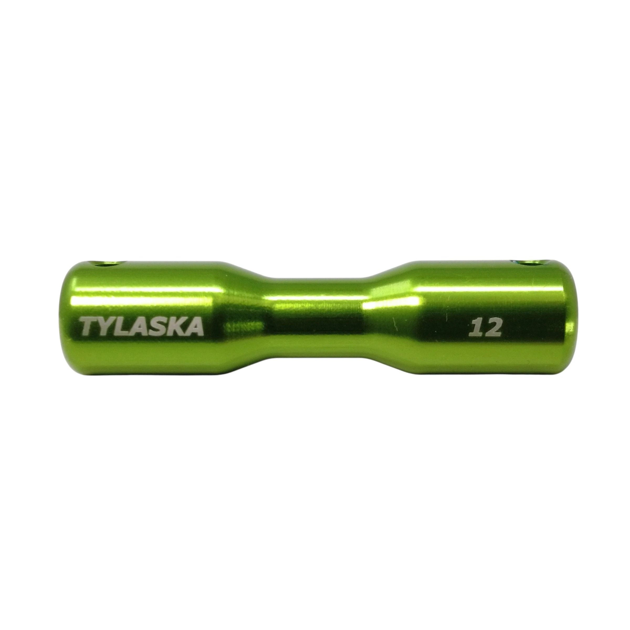 TY2500-12-AL (GOLD) — Tylaska Tylaska Dogbone Single Groove 12mm - Gold — Tågvirke - Dogbones
