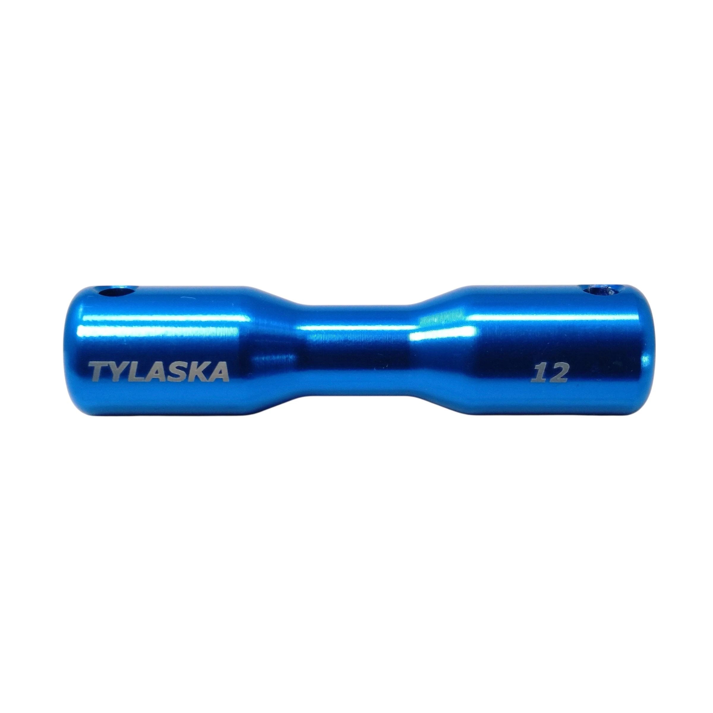 TY2500-12-AL (GOLD) — Tylaska Tylaska Dogbone Single Groove 12mm - Gold — Tågvirke - Dogbones