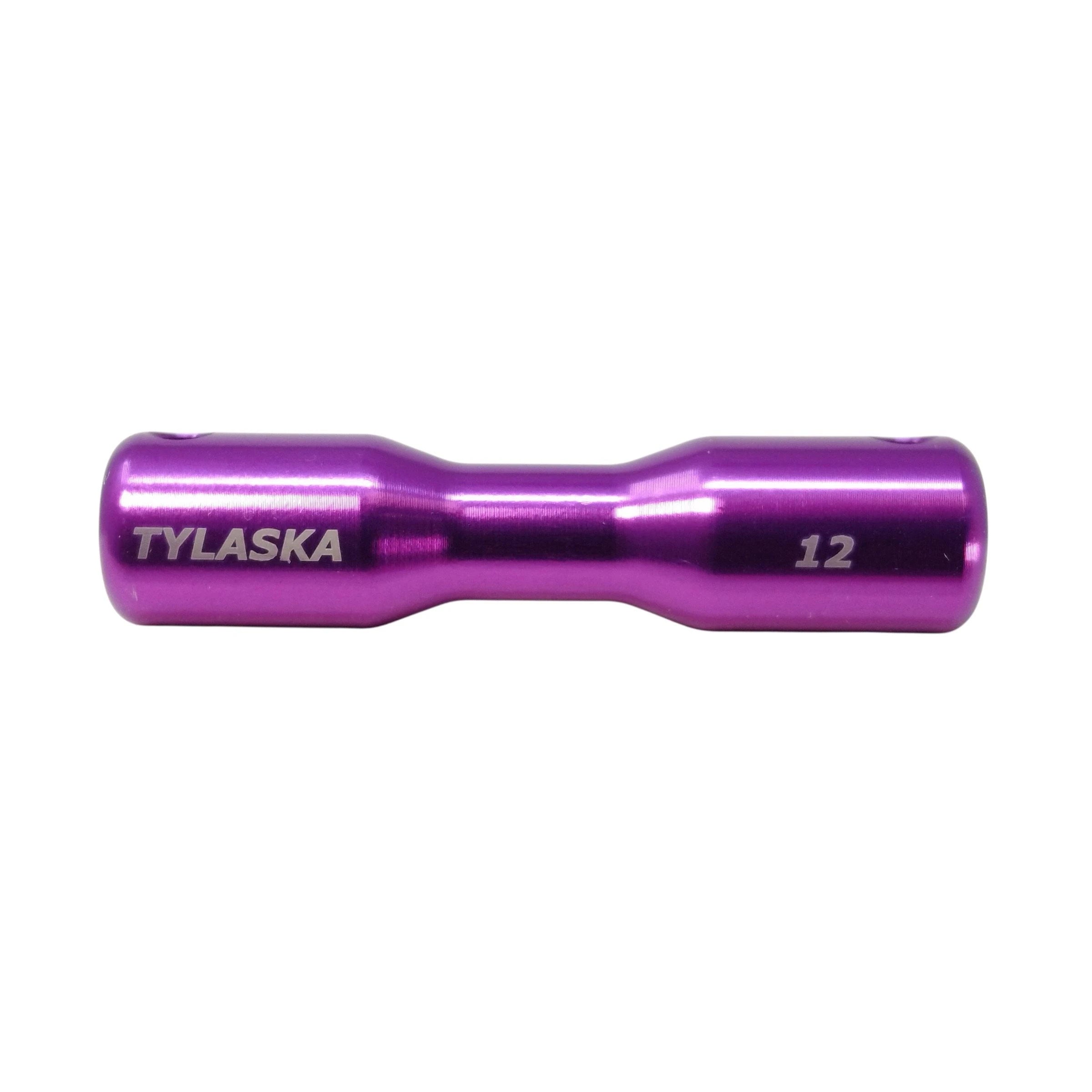 TY2500-12-AL (GOLD) — Tylaska Tylaska Dogbone Single Groove 12mm - Gold — Tågvirke - Dogbones
